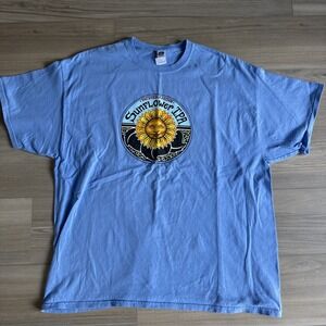 McMenamins Shirt Mens‎ XXL Blue Sunflower IPA Beer PNW Pacific Northwest Pub